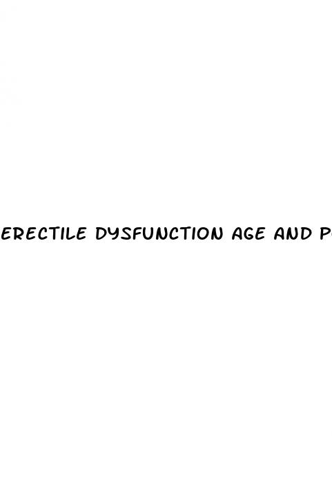 erectile dysfunction age and population