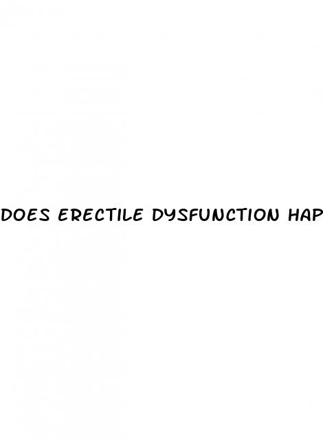 does erectile dysfunction happen suddenly