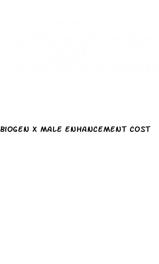 biogen x male enhancement cost