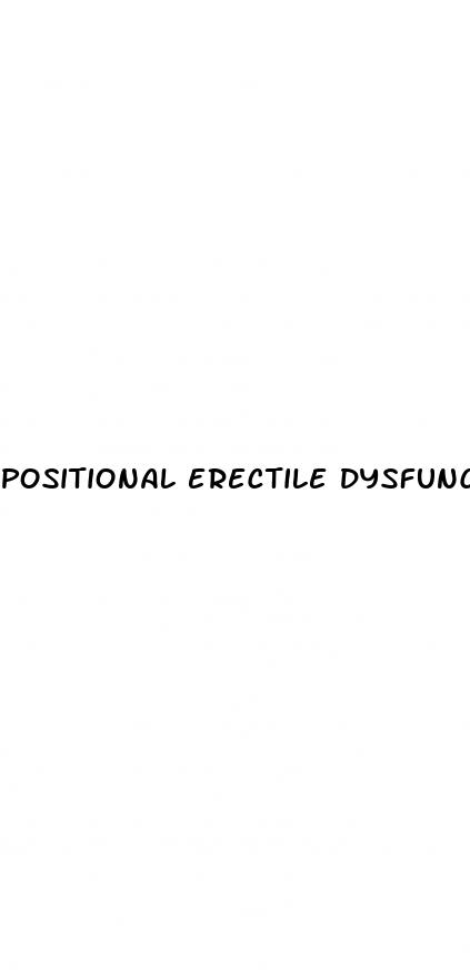 positional erectile dysfunction