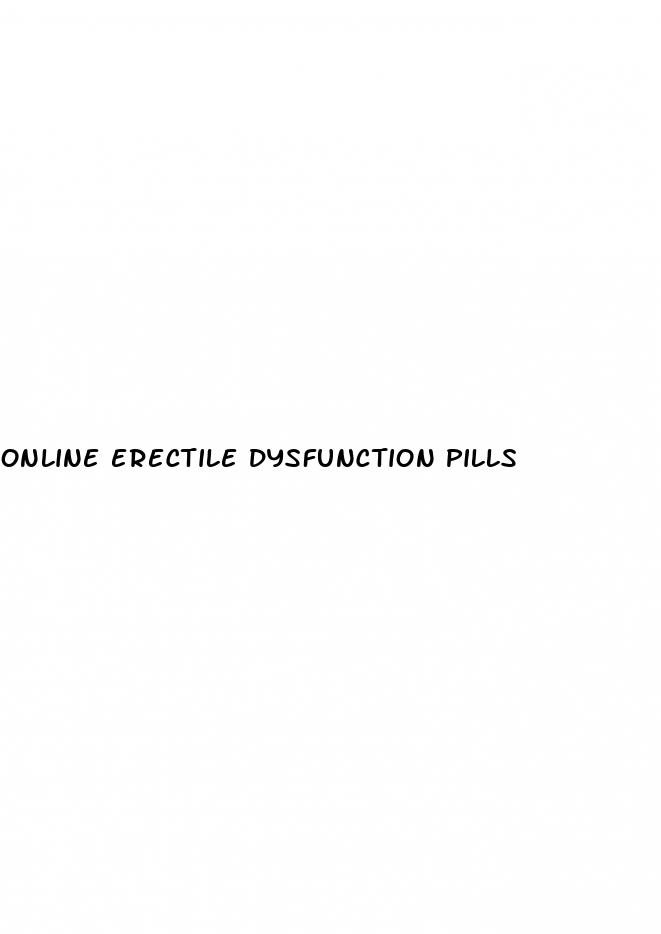 online erectile dysfunction pills