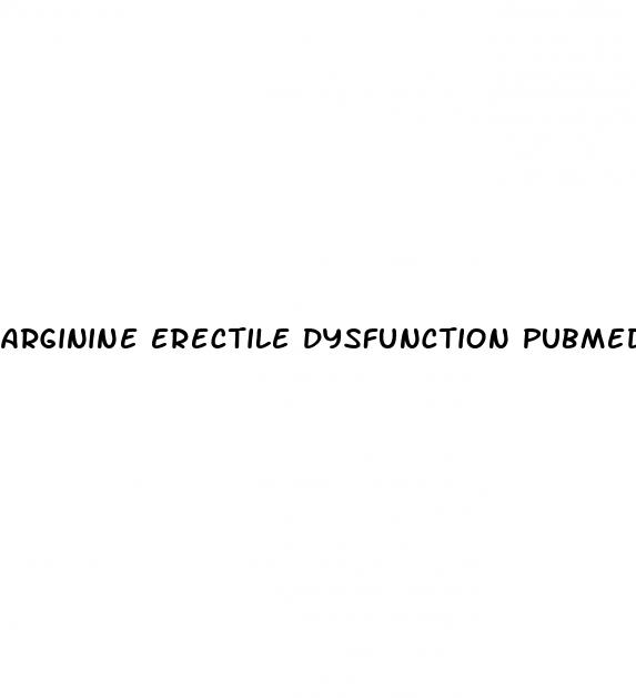 arginine erectile dysfunction pubmed
