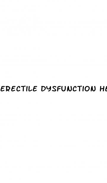 erectile dysfunction help