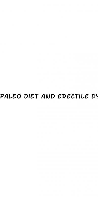 paleo diet and erectile dysfunction