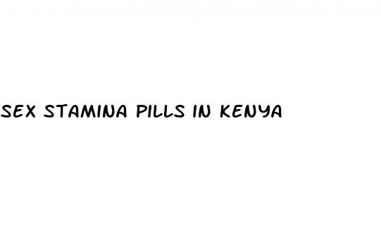 sex stamina pills in kenya