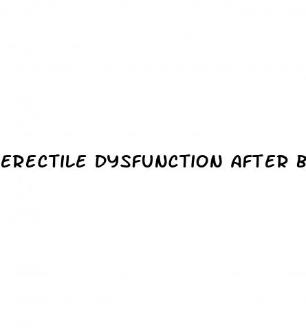 erectile dysfunction after breakup