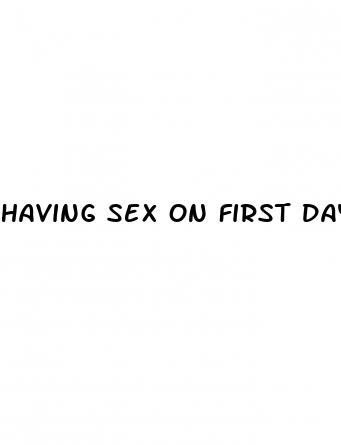 having sex on first day of placebo pill