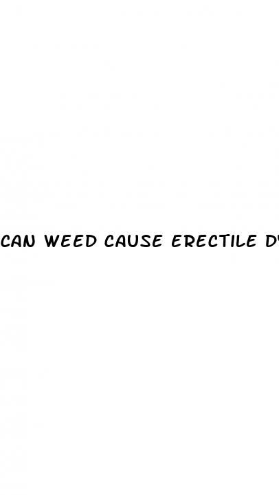 can weed cause erectile dysfunction r