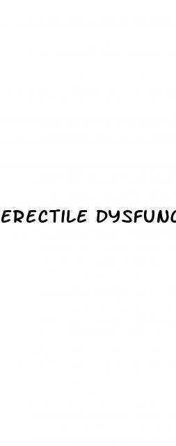 erectile dysfunction 40 years old