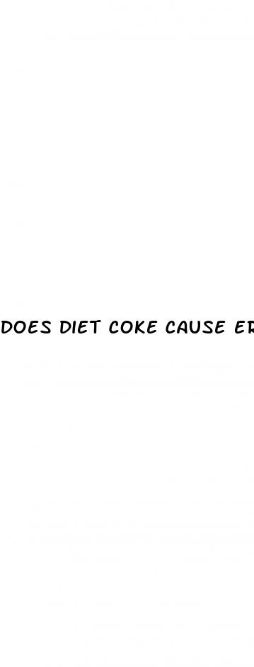does diet coke cause erectile dysfunction