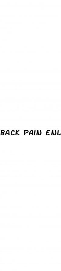 back pain enlarged prostate erectile dysfunction