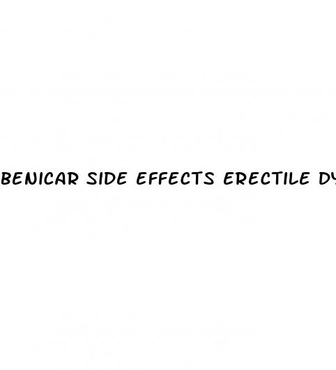 benicar side effects erectile dysfunction