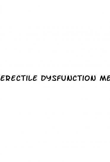 erectile dysfunction mechanism of action