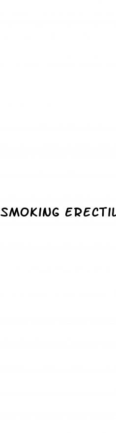 smoking erectile dysfunction reversible