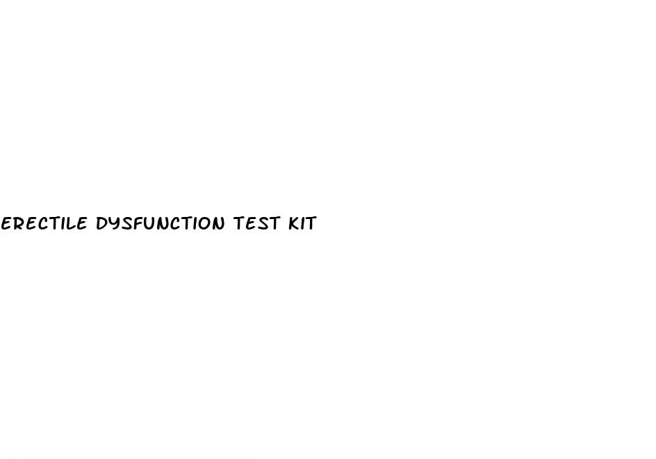 erectile dysfunction test kit