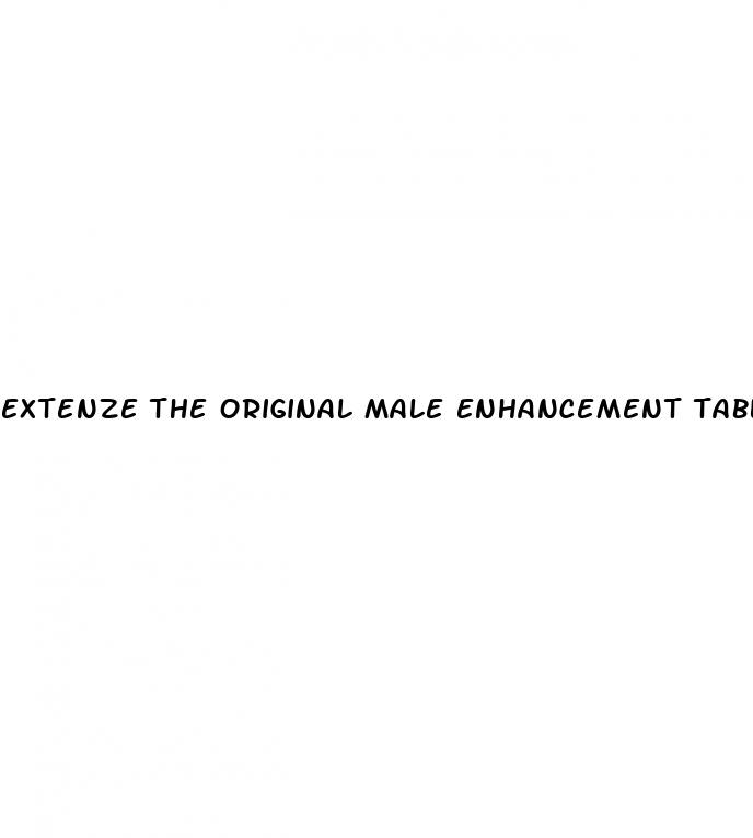 extenze the original male enhancement tablets