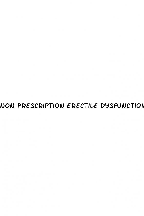 non prescription erectile dysfunction treatment