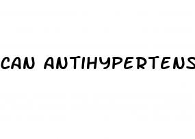 can antihypertensives cause erectile dysfunction