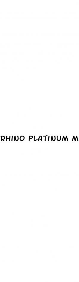 rhino platinum male enhancement pills