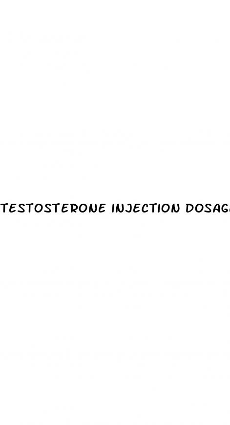 testosterone injection dosage for erectile dysfunction
