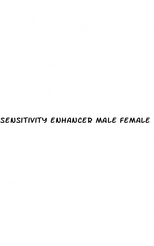 sensitivity enhancer male female