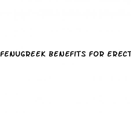 fenugreek benefits for erectile dysfunction