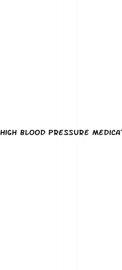 high blood pressure medication and erectile dysfunction