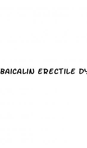baicalin erectile dysfunction