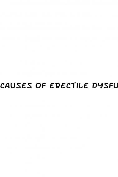 causes of erectile dysfunction vascular neural