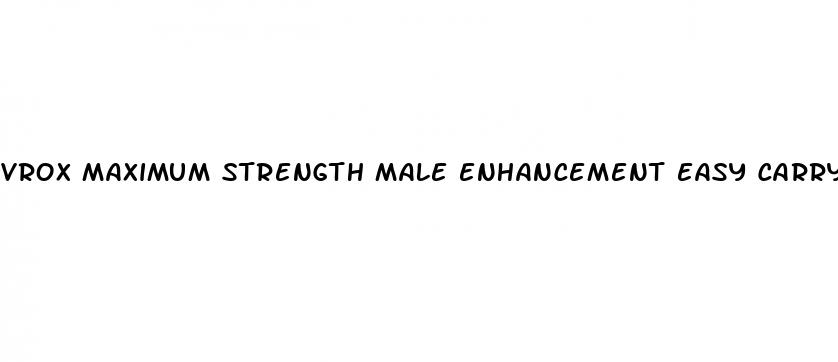 vrox maximum strength male enhancement easy carry package reviews