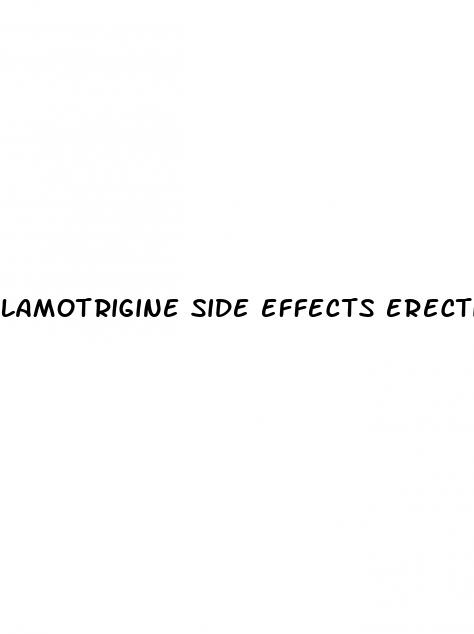 lamotrigine side effects erectile dysfunction