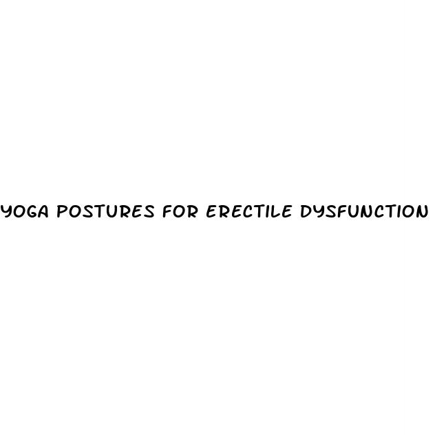 yoga postures for erectile dysfunction