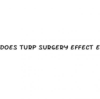 does turp surgery effect erectile dysfunction