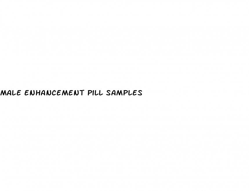 male enhancement pill samples