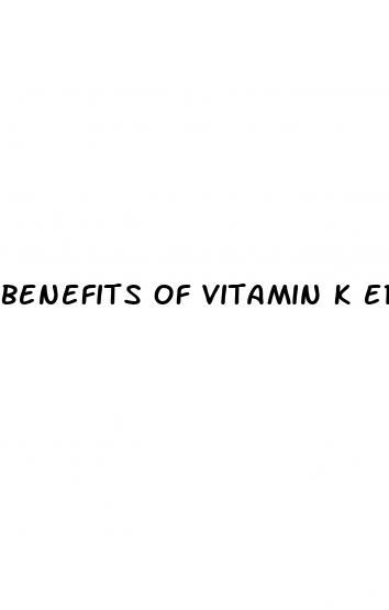benefits of vitamin k erectile dysfunction