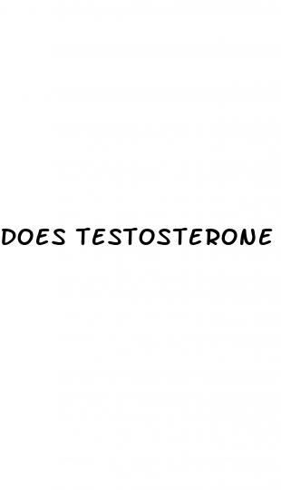 does testosterone affect erectile dysfunction