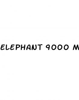 elephant 9000 male enhancement