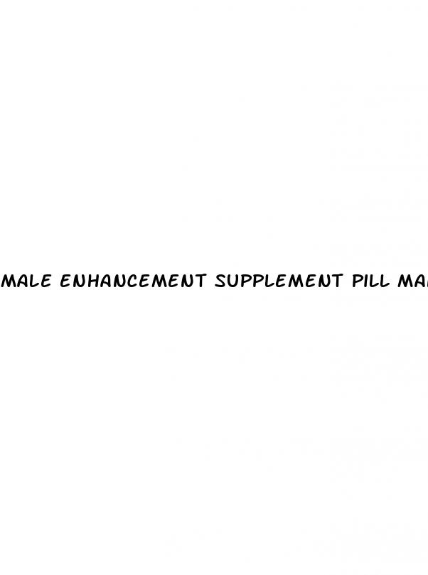 male enhancement supplement pill manufacturers