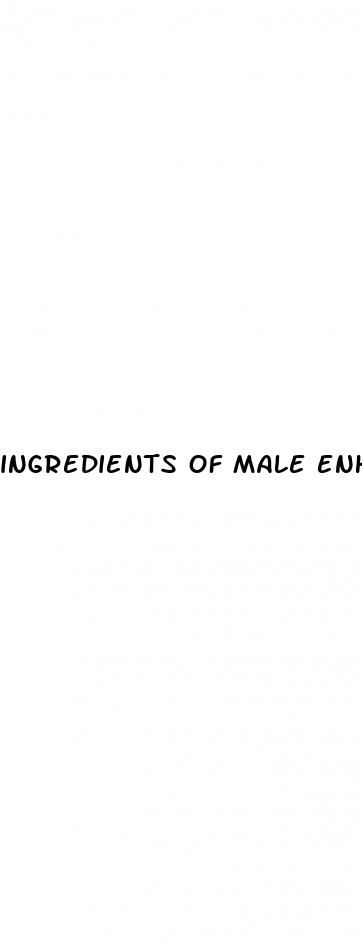 ingredients of male enhancement pills
