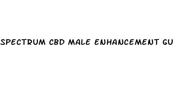 spectrum cbd male enhancement gummies