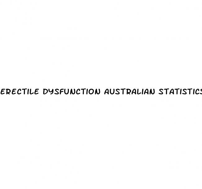 erectile dysfunction australian statistics