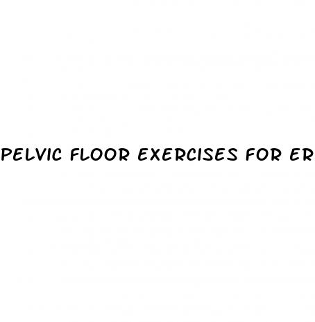 pelvic floor exercises for erectile dysfunction pdf