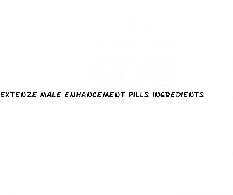 extenze male enhancement pills ingredients