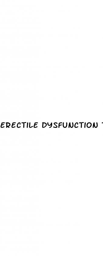erectile dysfunction testosterone