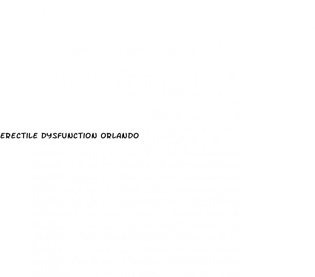 erectile dysfunction orlando