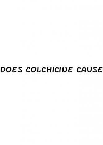 does colchicine cause erectile dysfunction