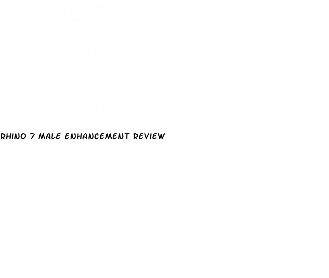 rhino 7 male enhancement review