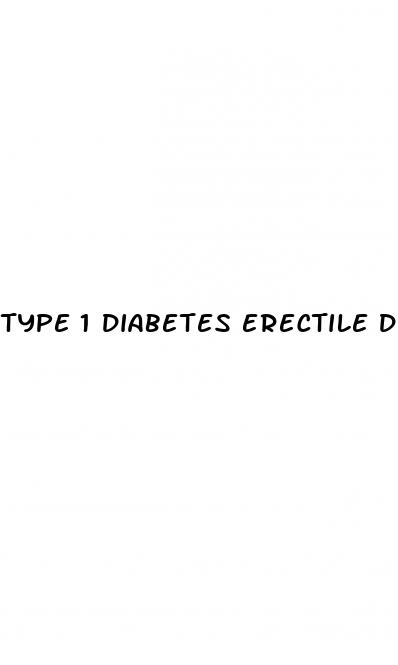 type 1 diabetes erectile dysfunction age