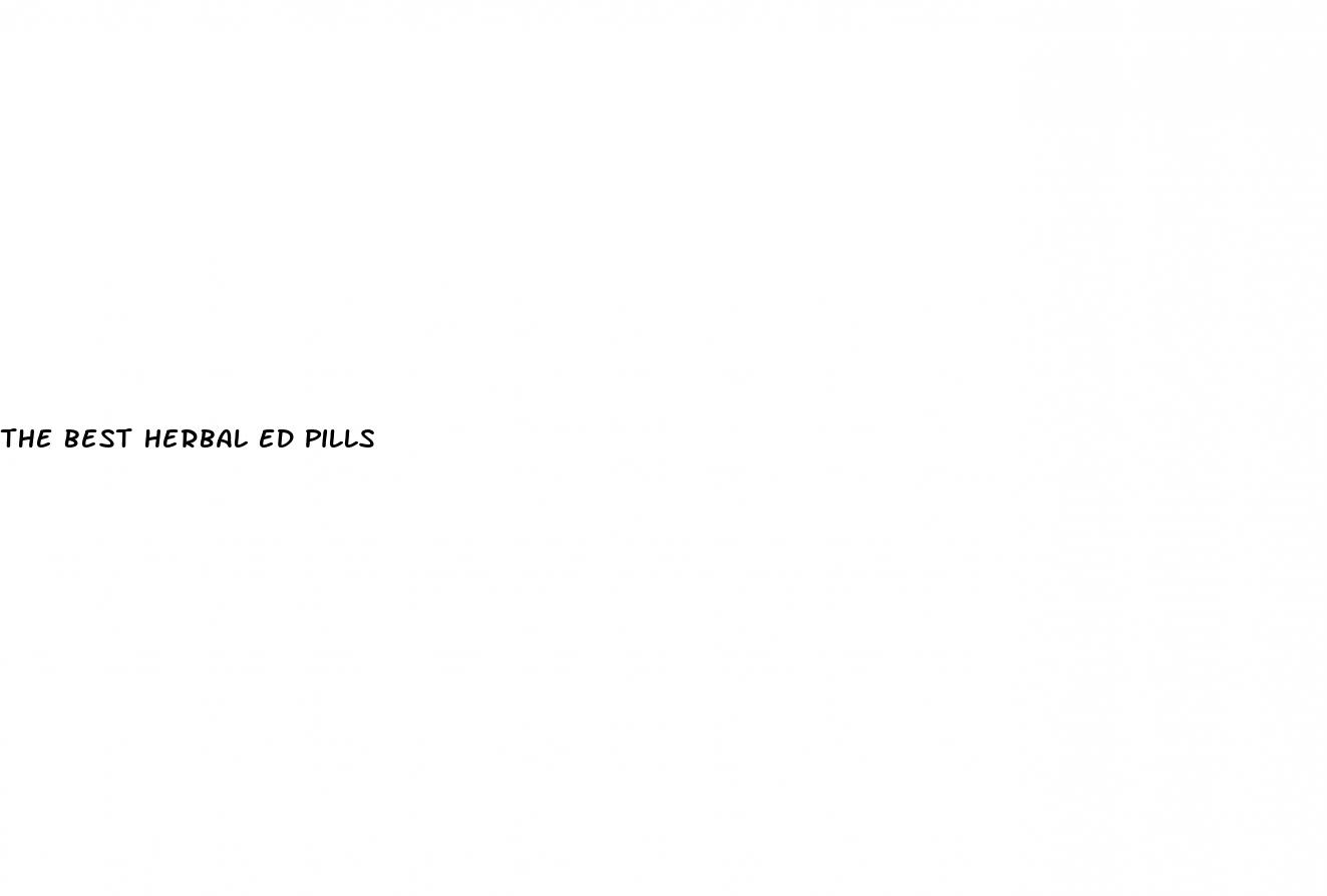 the best herbal ed pills