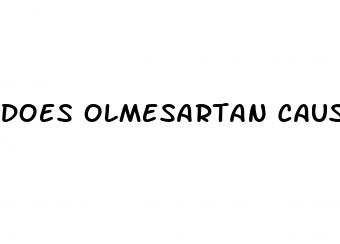 does olmesartan cause erectile dysfunction